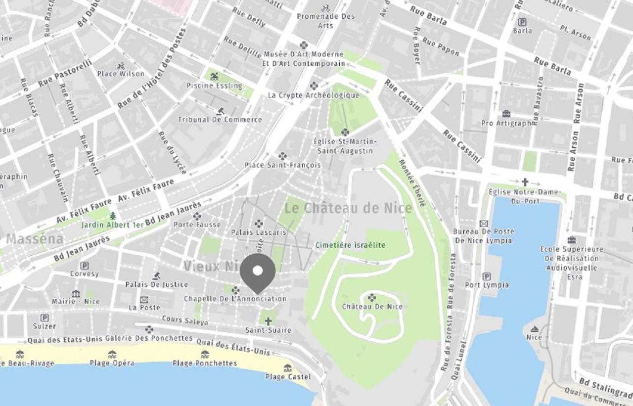 Aparthotel Riviera - Loft Gilly 1 - Old Town - 100 M Plage De La Promenade Des Anglais - Superbe Grand Studio Ac 니스 외부 사진